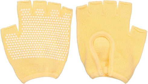 Yoga Gloves, Non Slip Fingerless Pilates Gloves Breathable Exercise Workout Mittens