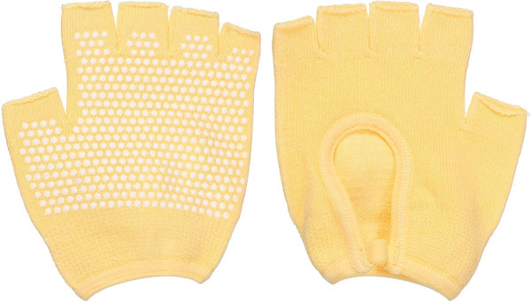 Yoga Gloves, Non Slip Fingerless Pilates Gloves Breathable Exercise Workout Mittens