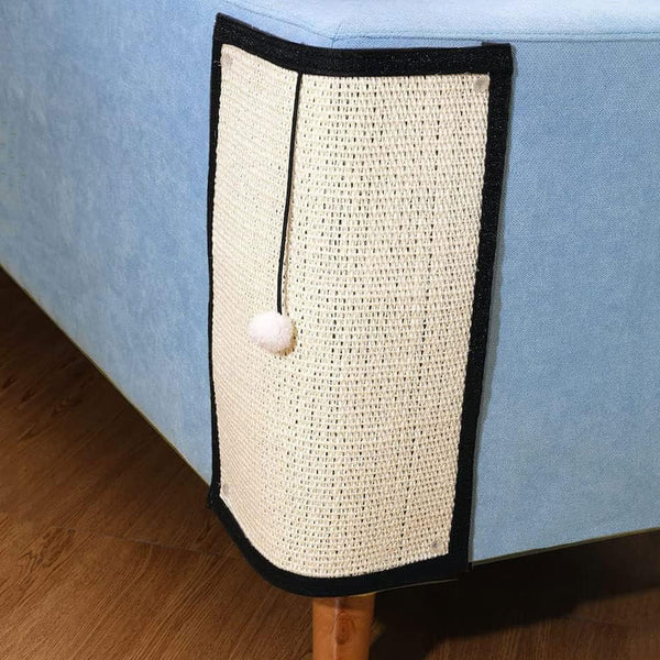 Cat Scratch Pad, Natural Sisal Furniture Protector, Anti-Scratch Sofa Cushion Pad for Indoor Cats Grinding Claws