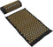 2pcs Portable Acupressure Yoga Mat and Pillow Set with Storage Bag Lightweight
