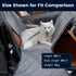 Dekeyoo Front Seat Dog Car Seat for Small/Medium Dogs with Door Protection Full Coverage Pet Booster Seat with Mesh