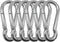 Heavy Duty Stainless Steel Carabiner Spring Snap Clip Link Hooks, 200-500lb Load, 2, 6 & 12 Packs