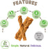 Nature Gnaws Tripe Twists for Dogs, 4-5" (10 Count) - Crunchy Grain Free Natural Beef Dog Chew Treats