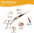 7 Inch 6-in-1 Set, Professional Dog Grooming Scissors Kit, Grooming Scissors for Dogs, Pet Grooming Shears Straight