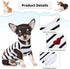 Pet Dog Striped T-Shirt for Dogs and Cats, Cotton Vest for Spring Summer Pet Apparel, Suitable for Small and Medium Pets