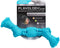Playology Silver Dri-Tech Dental Rope Dog Toy for Medium Senior Dogs (15-35lbs), All-Natural Peanut Butter Scented Chew