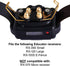 Educator CPAD-011 Dog Training Collar Receiver Contact Pad, Winged Ultra Comfort Brass, Reduces Irritation for Long