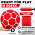 Size 5 Soccer Ball with Pump and Storage Bag, Portable Outdoor Indoor Soft Foam Ball for Soccer Game Training