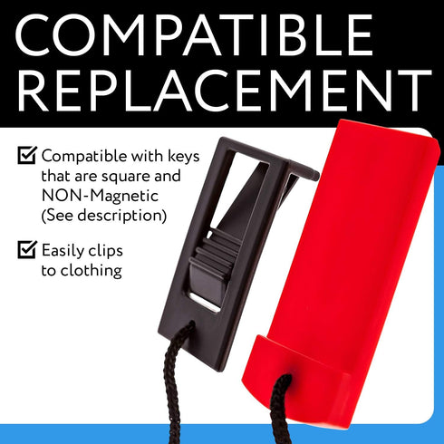 Impresa Replacement Treadmill Safety Key for Weslo, Proform, Nordictrack, and More