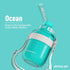 Stainless-Steel Water Bottle, Leakproof Lid, Double Insulated, Eco-Friendly, 48 oz, Ocean