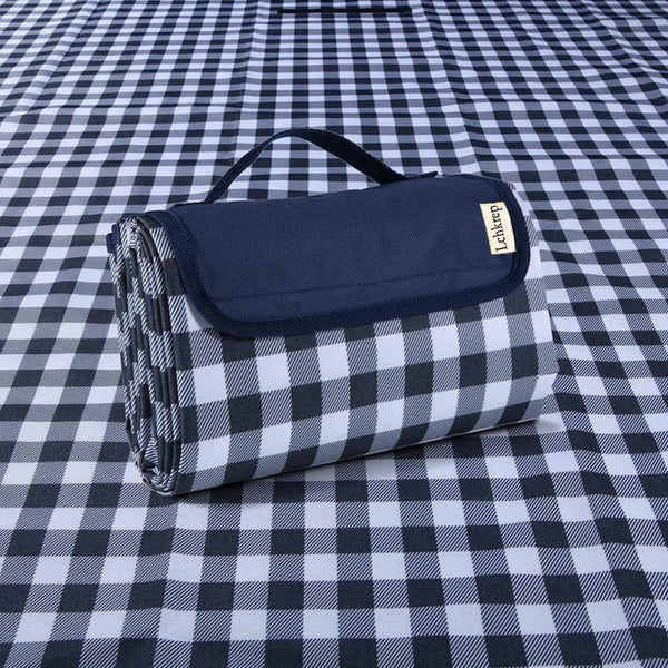 Lchkrep Picnic Blanket Beach Blankets 80"x60" Large Sandproof Waterproof Camping Portable Travel Blanket
