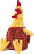 Best Pet Supplies Chicken Crinkle Plush Dog Toys, Colorful Chicken Shape for Interactive Play, Cute Bundle (Brown,