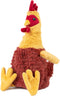 Best Pet Supplies Chicken Crinkle Plush Dog Toys for Interactive Play, Colorful Chicken Toy Shape, Cute and Cuddly -