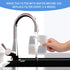 Elliptical Cat Water Fountain Filter, 6 Filters Pack for Stainless Steel Top Pet Fountain, 4 Carbon & 2 Sponge Filters