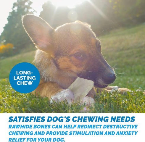 Rawhide Chips, Premium Chews, Natural Grass Fed Livestock, 3 Lbs, Improve Oral Health
