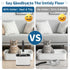 FHTONGE Stainless Steel Cat Litter Scoop Holder, Detachable Metal Cat Scooper Caddy, Universal Kitty Pooper Stand Trash