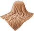 DW-Mocha Fuzzy Dog, Cat & Pet Blanket, Warm Plush Fleece Receiving Blanket for Dog Bed, 24" x 32"