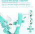 Kids Snorkel Set - Dry Top Snorkel Mask Snorkeling Gear for Boys Girls Youth, Anti-Fog 180° Panoramic View