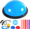 Honoson Half Ball Trainer Yoga Ball with Resistant Band Foot Pump Set, Half