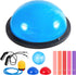 Honoson Half Ball Trainer Yoga Ball with Resistant Band Foot Pump Set, Half
