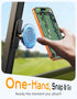 Dawinga Magnetic Golf Cart Phone Holder Mount, Strong Magnet Compatible with MagSafe iPhone and Android, Golf Gifts