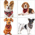 VIPITH 8 Pack Set Triangle Dog Bandanas, Reversible Plaid Painting Bibs Scarf Large Dog Bandanas Boy Girl, Washable