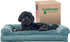 Furhaven Pillow Dog Bed for Medium/Small Dogs, Removable Bolsters, Washable Cover, Plush & Suede, Deep Pool