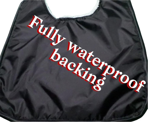 Personalized Saint Bernard Dog Slobber Bib with Name - Waterproof Material - Solution for Messy Feeds/Drinks - Hygienic