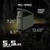 50 Cal Ammo Can M2A1 - Steel Waterproof Ammo Box for Storage, Military Spec Certified Utility Dry Box