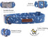 Elegant Little Tail Dog Collar with Bow, Adjustable Cotton & Webbing Bowtie Dog Collars for Small, Medium, Large Dogs