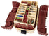 Flambeau Outdoors 2059 Portable All-Weather Tackle Storage - 7-Tray, Maroon/Tan