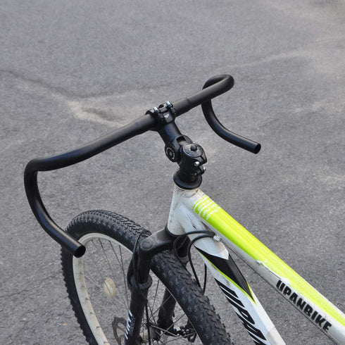 UPANBIKE Aluminum Alloy Bike Handlebar Drop Bar Bent Handlebar, 25.4mm 31.8mm for Fixed Gear Road BMX