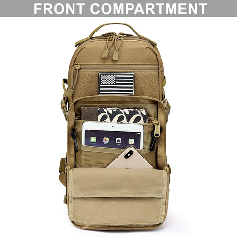 G4Free EDC Tactical Sling Bag Backpack, Molle Chest Shoulder Assault Pack, Outdoor Daypack