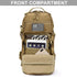 G4Free EDC Tactical Sling Bag Backpack, Molle Chest Shoulder Assault Pack, Outdoor Daypack