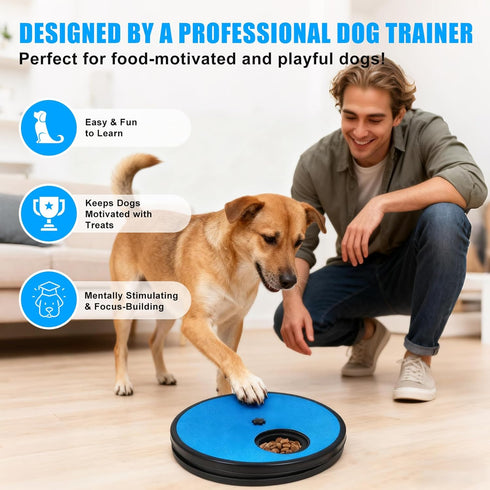 MuzzlePop 2 40 lbs) Dog Nail Scratch Board with Knobs Best for Small & Medium Dogs (Under | Stress-Free Nail File