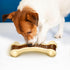 Sosation Bones Shaped Dog Toys for Aggressive Chewers, 2 Pack Nylon Beef Flavor Teething Toys