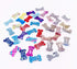 PET SHOW Cute 1" Small Bone Snap Hair Clips - Pack of 20 for Dog Cat Puppy Grooming