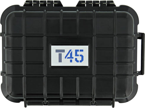 Hard Case 6.4 x 4.5 x 2in Rubber Lined Waterproof Storage Case for Cameras, Tools, and More - Protective Luggage