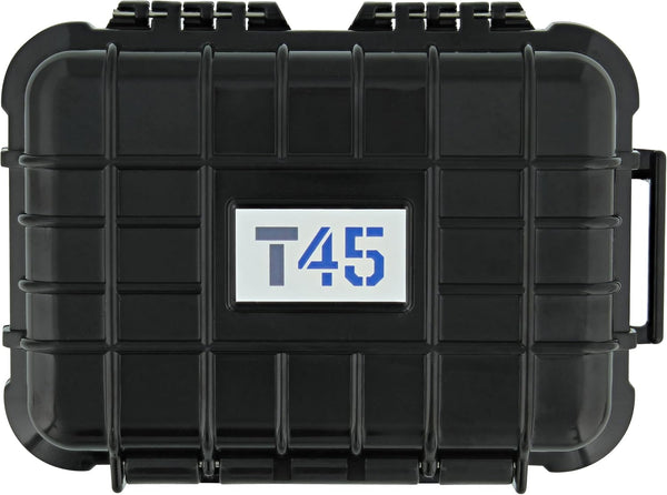 Hard Case 6.4 x 4.5 x 2in Rubber Lined Waterproof Storage Case for Cameras, Tools, and More - Protective Luggage