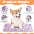 40 Chumia Pcs Dog Blankets Soft Fluffy Fleece Washable Puppy Sleep Blankets Small Mat for Pets Throw Warm Bed Mat