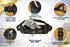 SparklyPets Hands Free Dog Leash for Medium and Large Dogs, Professional Harness for Training and Jogging (Premium Gold