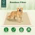 28"x34", 4-Corner (40 Counts) MIZOK Dog Pee Pads Extra Large Bamboo Puppy Pads Super Absorbent & Leak-Proof, Adhesive