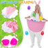 22 Set Pcs Granny Pant Yard Game Easter Game Giant Bunny Pant Easter Egg Ear Headband for Family Reunion Gathering Yard