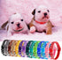 Puppy ID Collars Identification Whelping Soft Nylon Adjustable Breakaway Safety Litter Collars for Newborn Pets, 14 pcs
