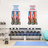 Wall Mounted Medal and Bib Display Rack - Perfect Gift for Runners
