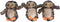 3 Pack Owl Dog Toys for Small Dogs, Plush Dog Toys with Squeaker, Toy for Small Dogs, Owl in Tree Dog Toy