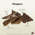 Pack 2 Redbarn Beef Lung Choppers Dog Chew, All-Natural high-Protein Low-Fat Grain-Free, Highly Palatable Treats