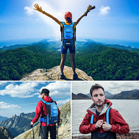 Insulated Hydration Pack Backpack, 3L BPA Free Leak-Proof Water Bladder, Keeps Liquids Cool for Up to 5 Hours