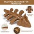 Tough Durable Fun Dinosaur Shaped Dog Chew Toys for Aggressive Chewers, Teething Bones Toys
