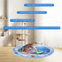 Cat Dog Water Mat with Remote Control LED Boat, Thickened Anti-Scratch Leak Proof Cat Water Sensor Play Mat, Non-Slip
